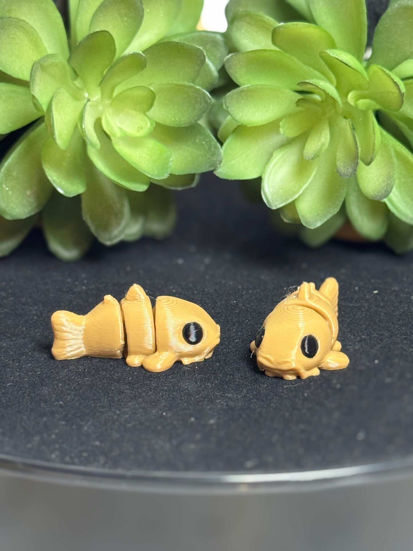 Catfish (Light Brown) • Mini 3D Printed Articulated Animal • Flexi Animals