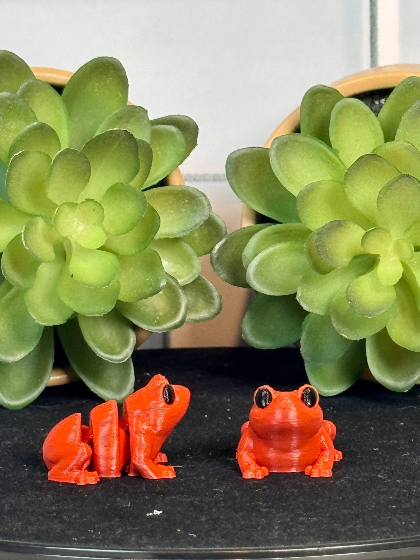 Frog (Red) • Mini 3D Printed Articulated Animal • Flexi Animals
