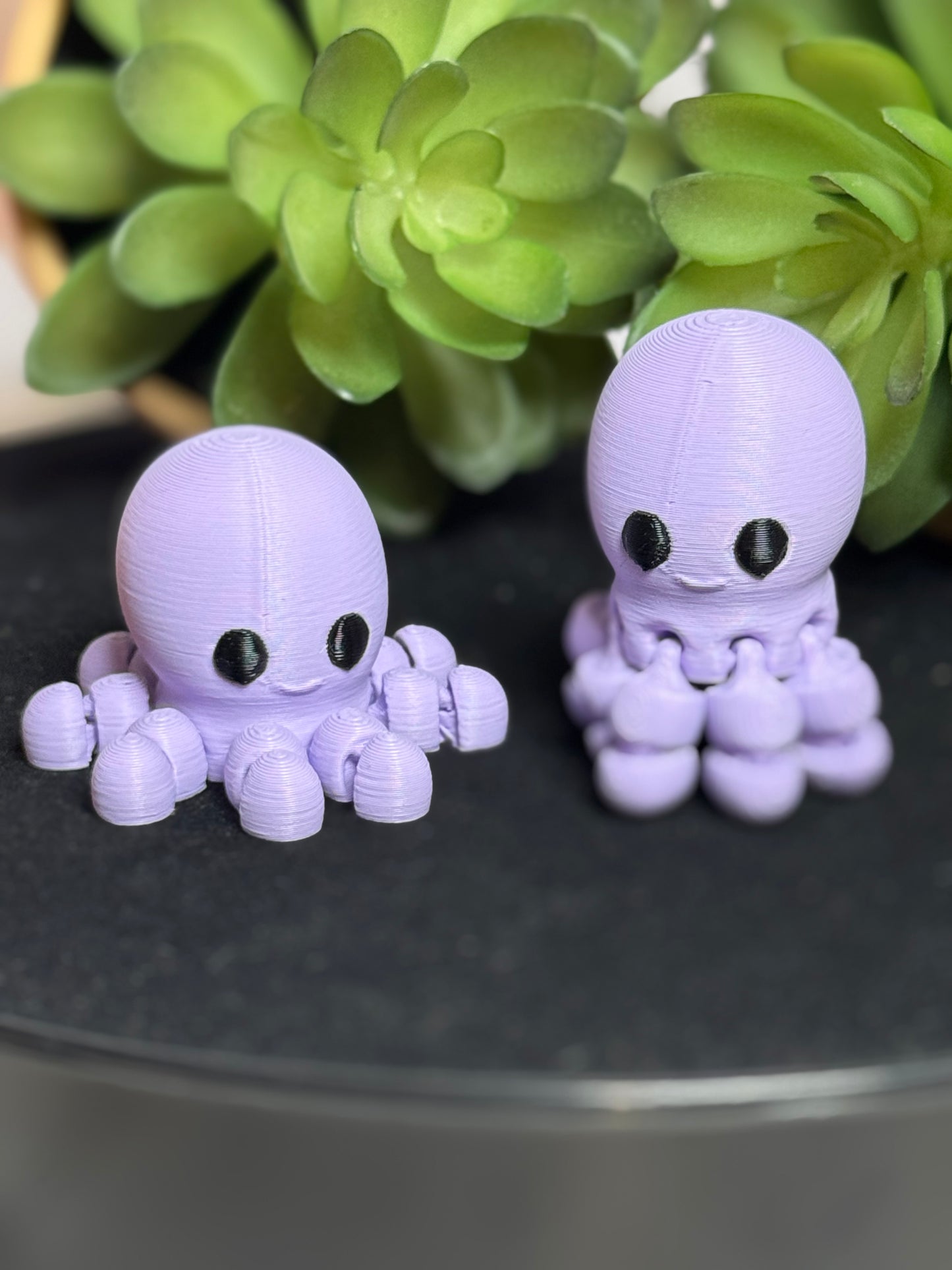 Octopus (Light Purple) • Mini 3D Printed Articulated Animal • Flexi Animals