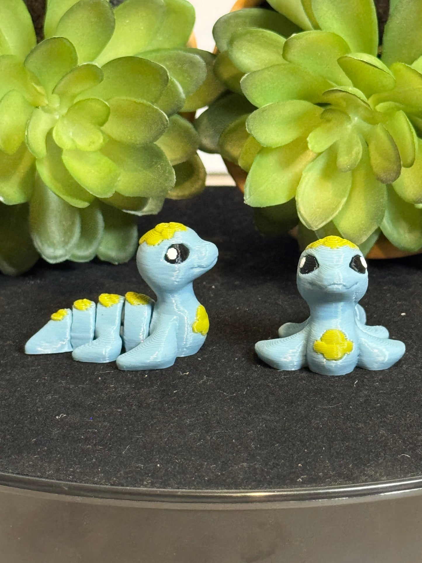 Lochness Monster with Scales • Mini 3D Printed Articulated Animal • Flexi Animals