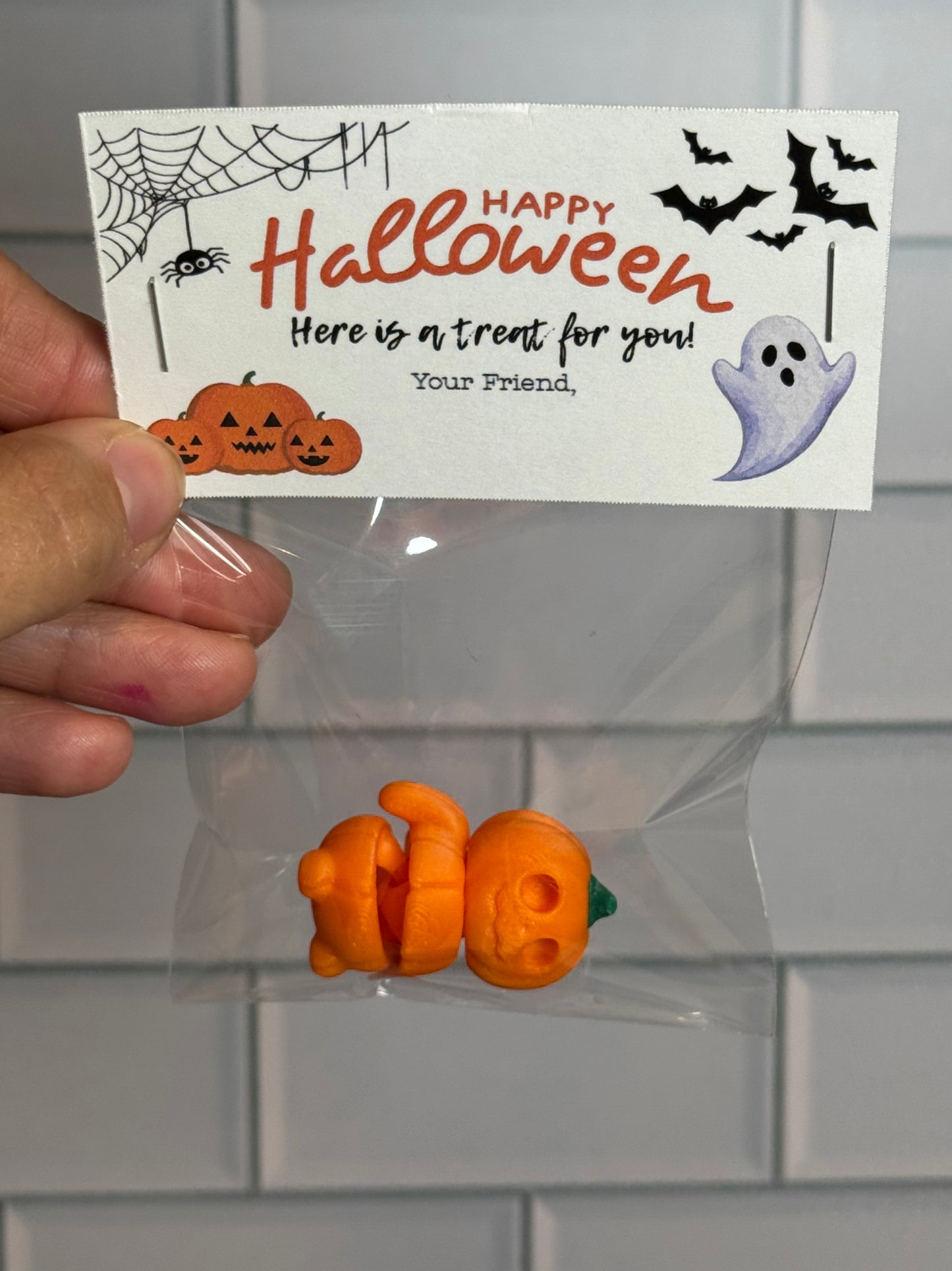 Halloween • Classroom Favors • Party Favors • Mini 3D Printed Articulated Animals • Flexi Animals