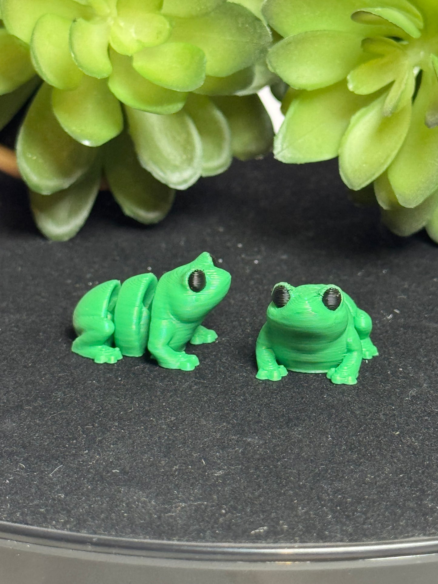 Frog (Green) • Mini 3D Printed Articulated Animal • Flexi Animals