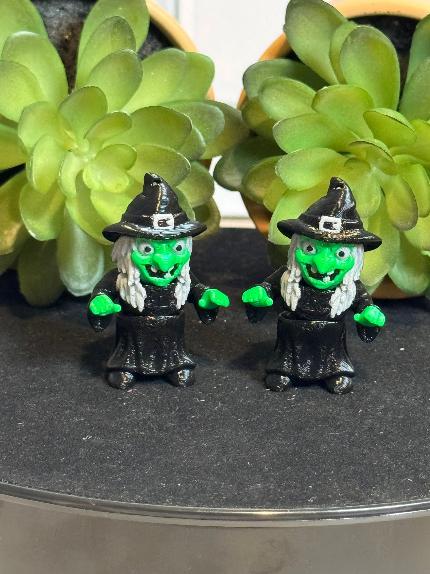 Witch • Mini 3D Printed Articulated Animal • Flexi Animals • Halloween