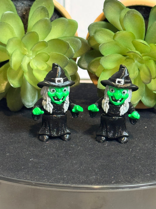 Witch • Mini 3D Printed Articulated Animal • Flexi Animals • Halloween