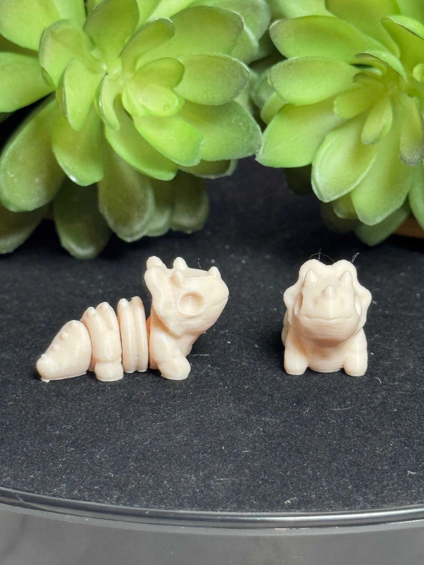 Triceratops Dinosaur Skeleton • Mini 3D Printed Articulated Animal • Flexi Animals