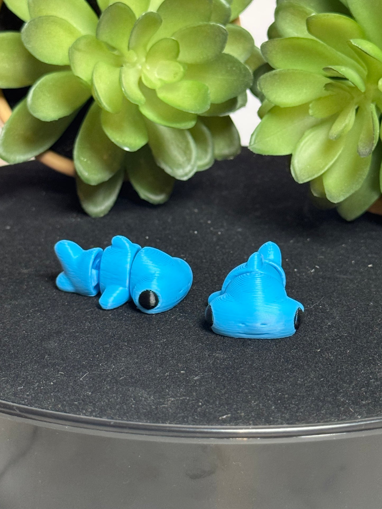 Hammerhead Shark (Blue) • Mini 3D Printed Articulated Animal • Flexi Animals