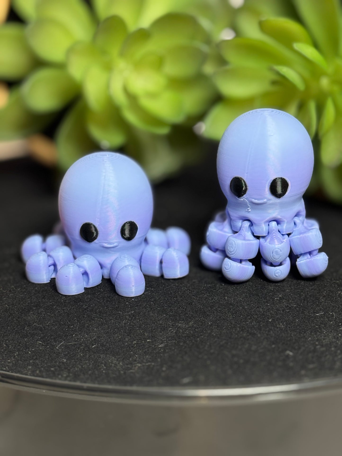 Octopus (Blueberry Bubblegum) • Mini 3D Printed Articulated Animal • Flexi Animals