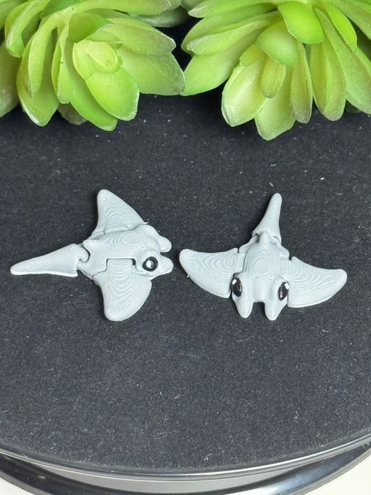 Sting Ray • Manta Ray • Mini 3D Printed Articulated Animal • Flexi Animals