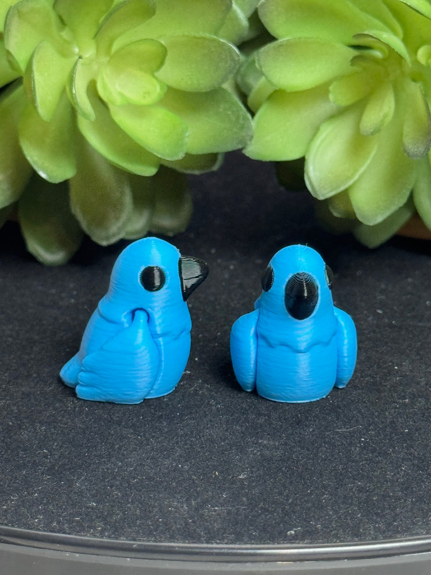 Bird (Blue) • Mini 3D Printed Articulated Animal • Flexi Animals