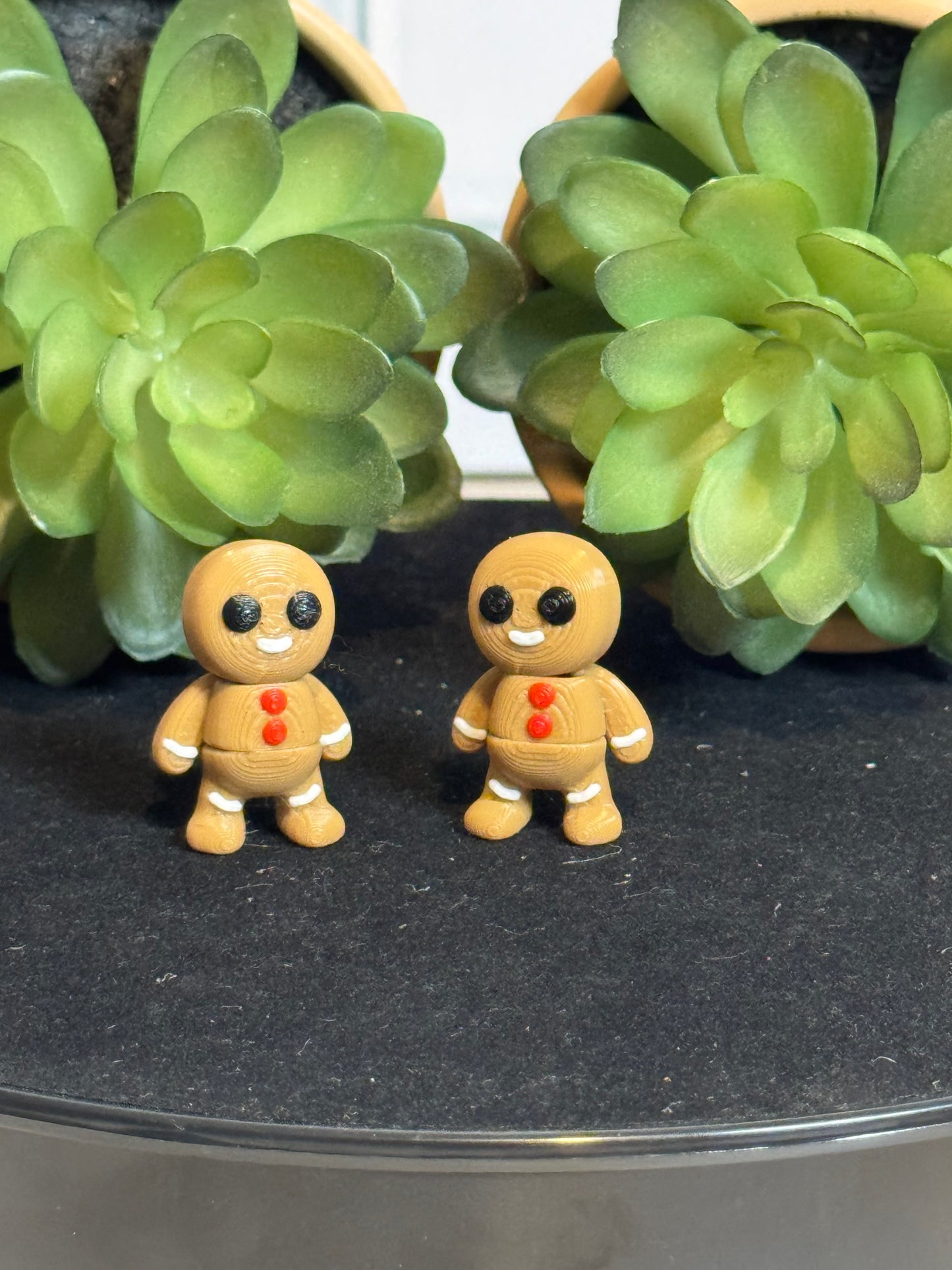 Gingerbread Man • Mini 3D Printed Articulated Animal • Flexi Animals • Christmas