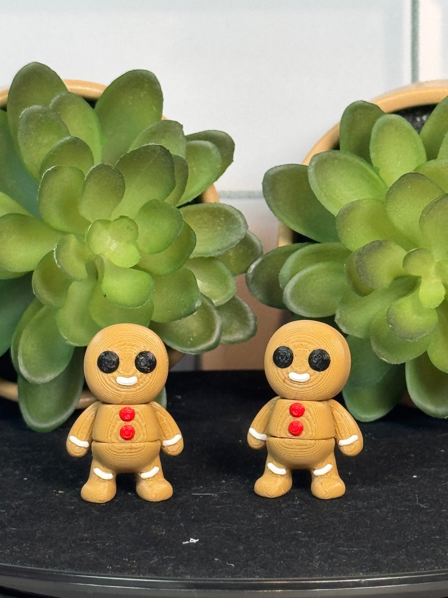 Gingerbread Man • Mini 3D Printed Articulated Animal • Flexi Animals • Christmas