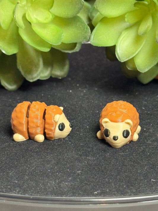 Hedgehog • Mini 3D Printed Articulated Animal • Flexi Animals