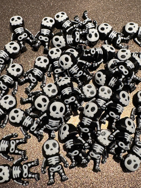 Limited Bundles • 36 Skeleton Men with too small Keychain hole • 3D Printed Articulated Animal • Flexi Animals • FREE SHIPPING