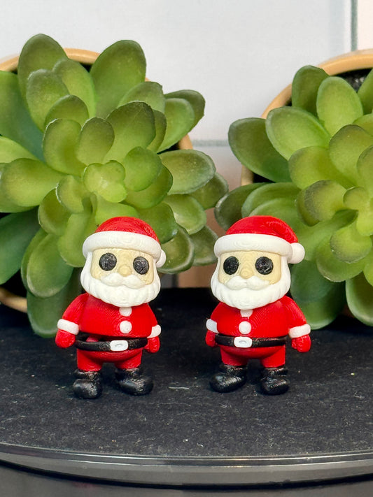 Santa Claus • Mini 3D Printed Articulated Animal • Flexi Animals • Christmas